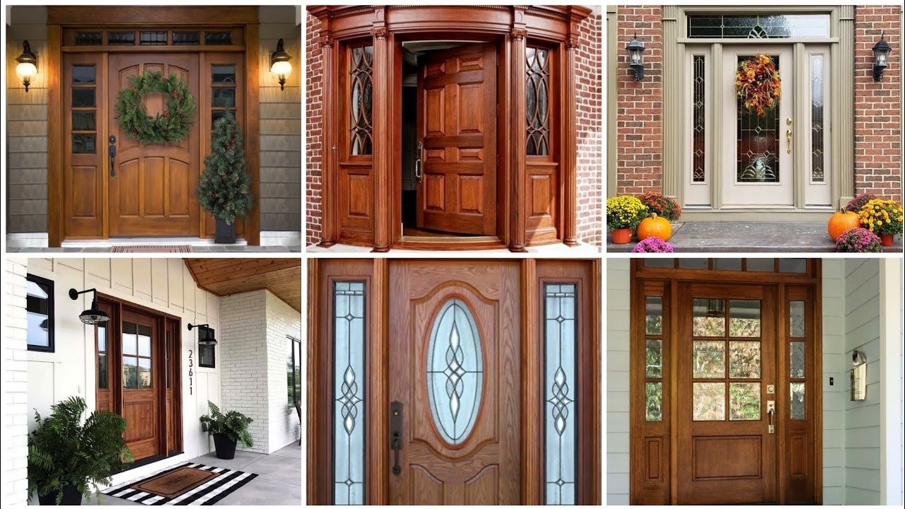 Eye Catching Main Entrance Wooden Door Designs/Modern Wooden Door Designs For Main Door Images part2