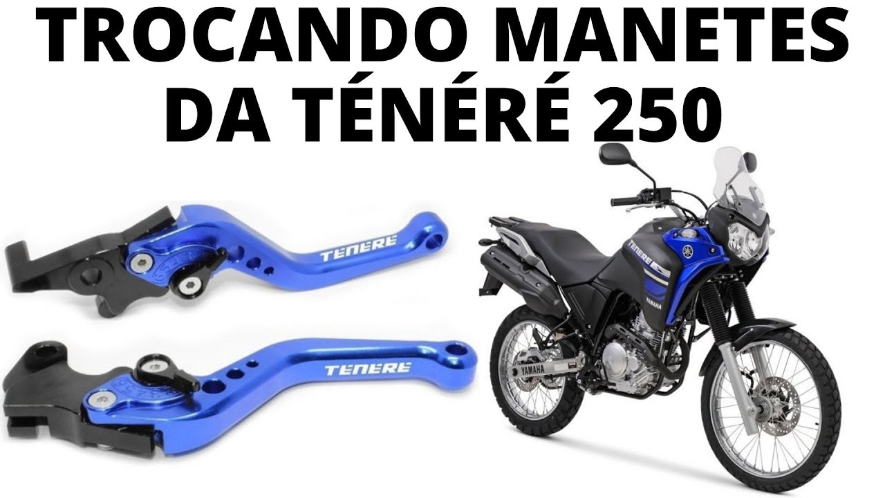 Instalando Manetes com regulagem na Ténéré 250 - Yamaha
