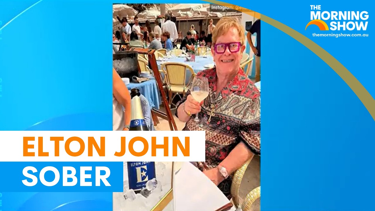 Elton John celebrates 36 years of sobriety | The Morning Show