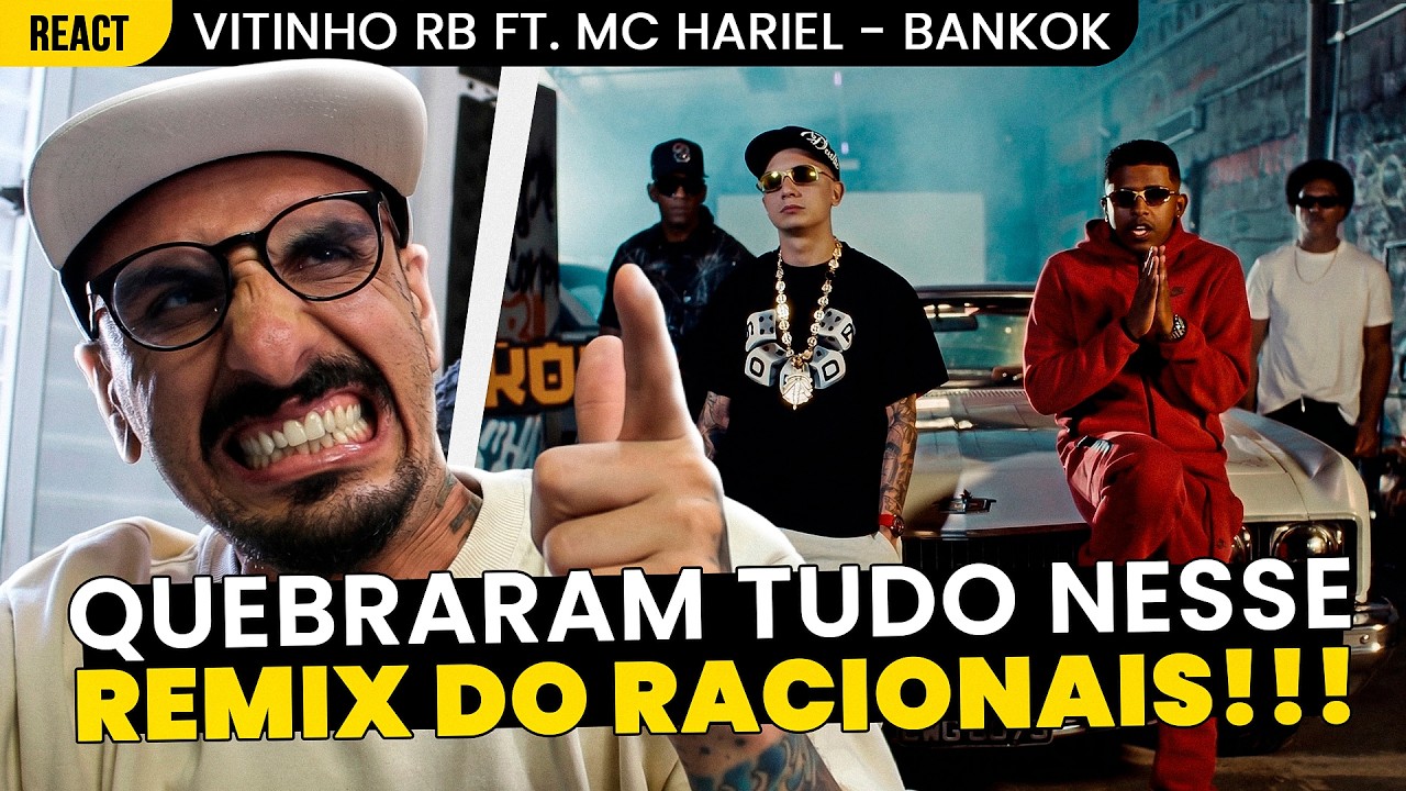 REMIX DOS RACIONAIS?!?! PESADO!!! VITINHO RB FT. MC HARIEL - BANKOK [REA&Ccedil;&Atilde;O]
