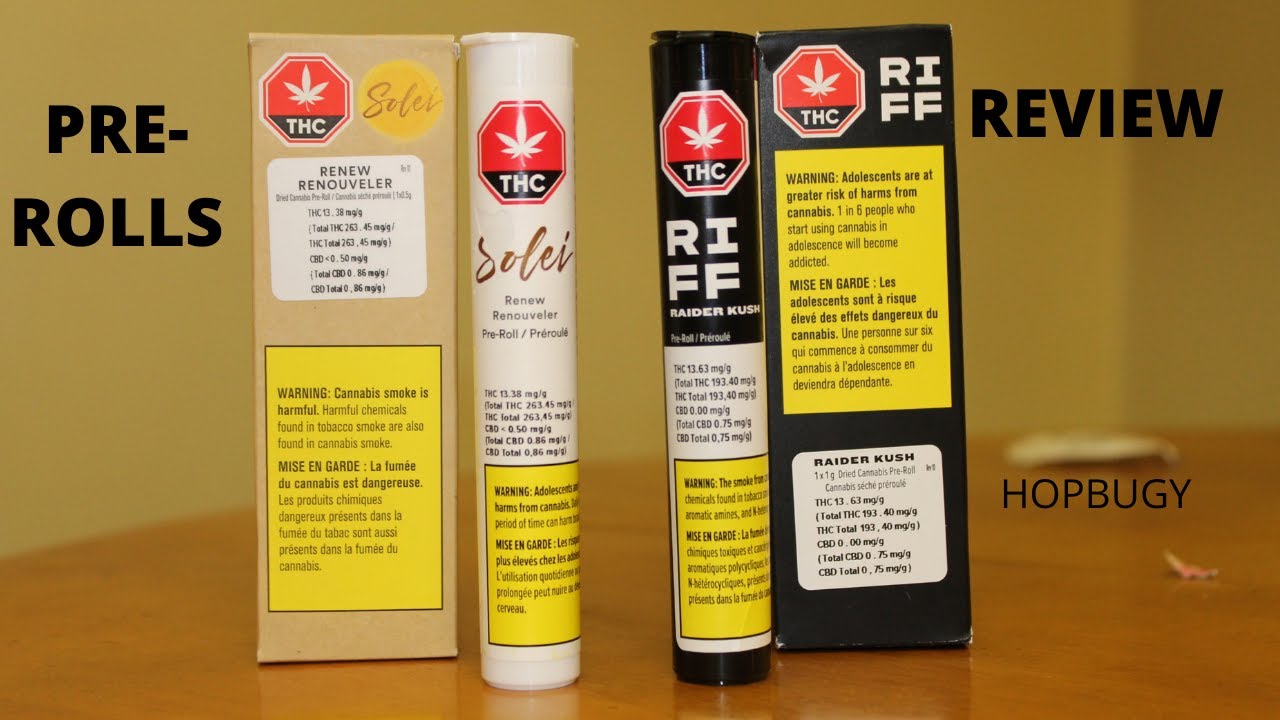OCS Pre-Rolls Review Renew & Raider Kush