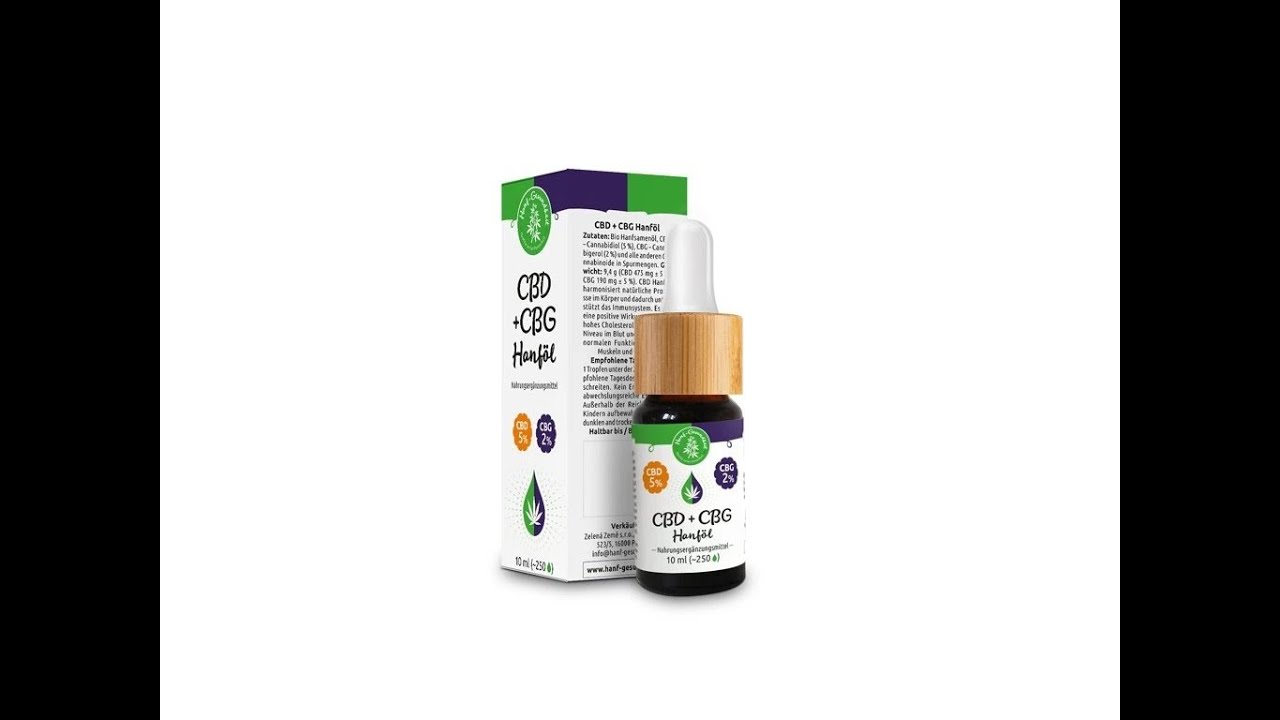 CBD + CBG Hanf&ouml;l &ndash; warum verwenden  🌿
