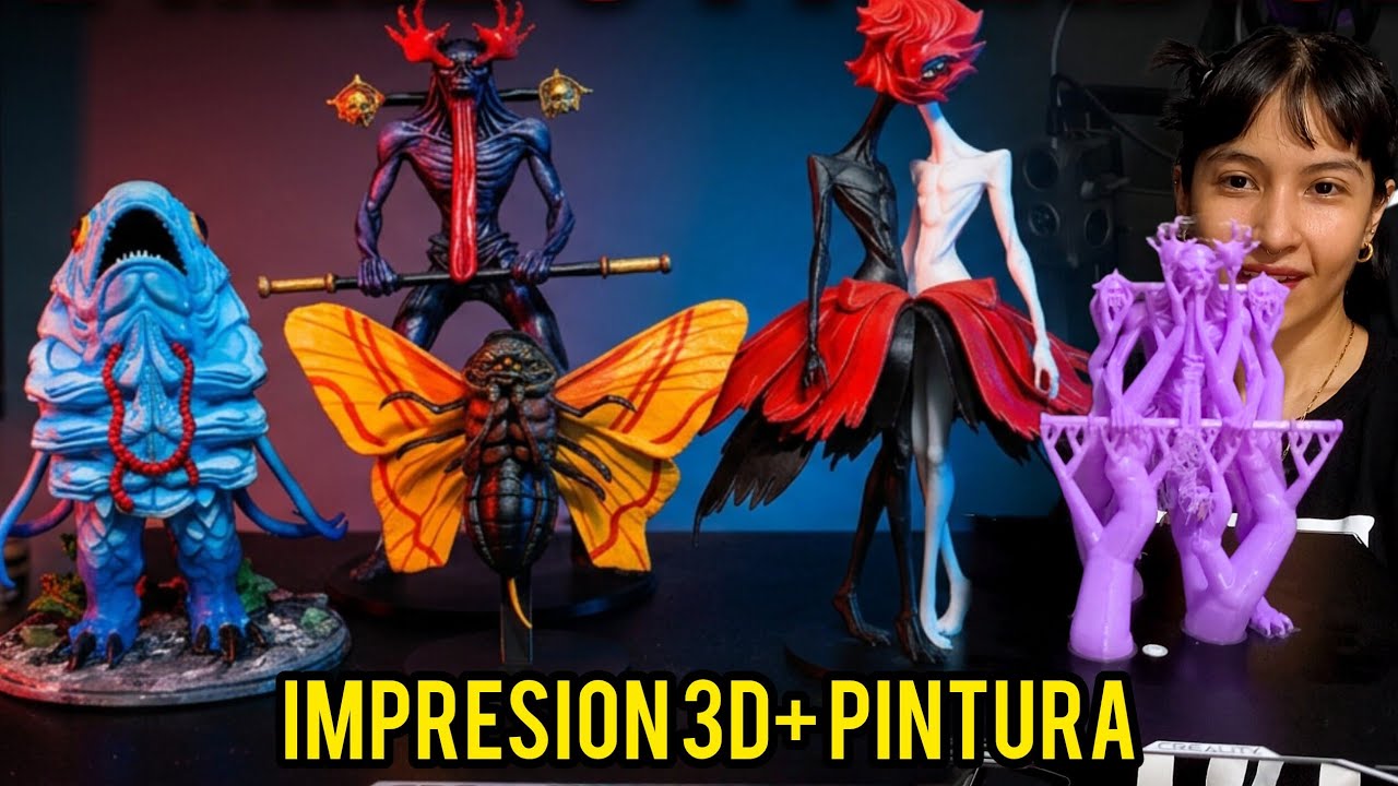 👹 IMPRIMIENDO Y PINTANDO MONSTRUOS de HELL'S PARADISE EN 3D |Hitem3D