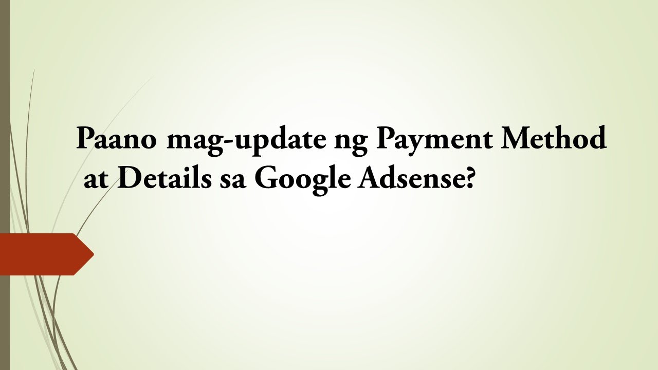 How to Change Payment Method in Google Adsense?   |aiOme TV HowTos
