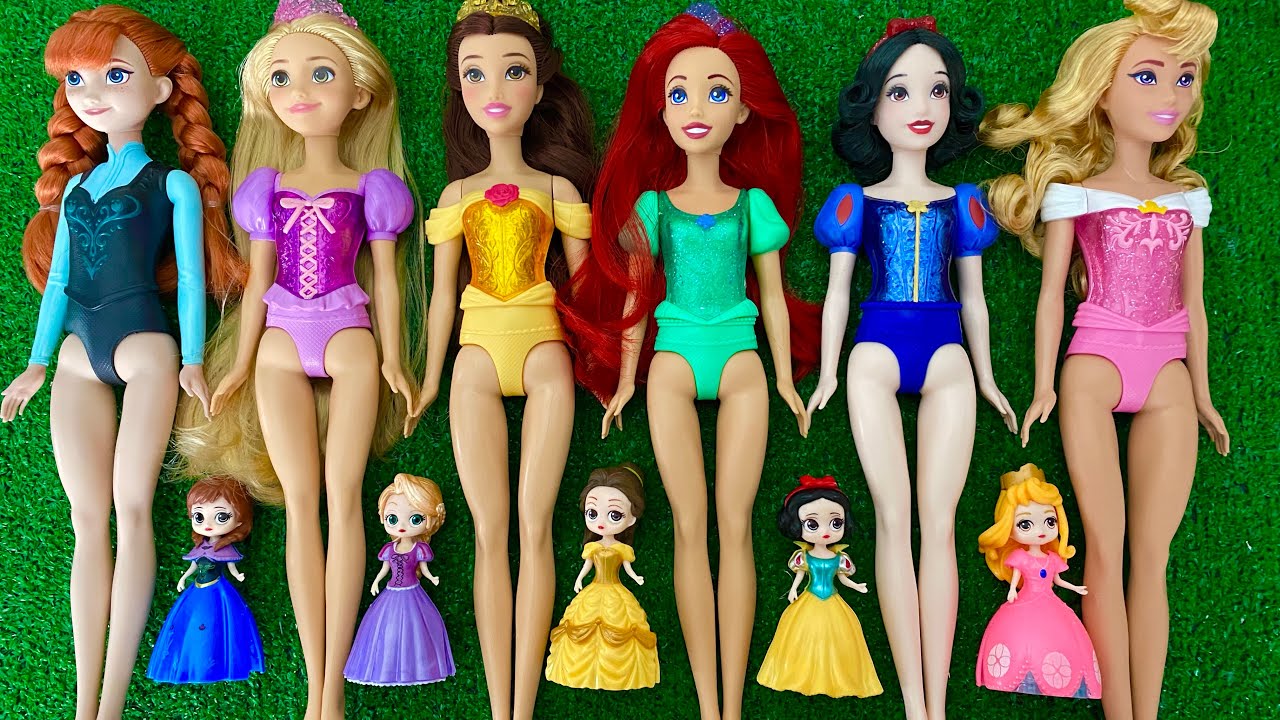 Cute Miniatures Disney Princess Frozen ELSA & Annall! elsa satisfying unboxing