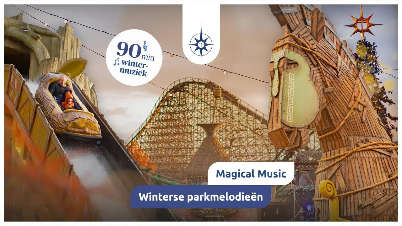 Magical Music: 90-min winterse parkmuziek: 6 werelden 🎶❄️ | Attractiepark Toverland