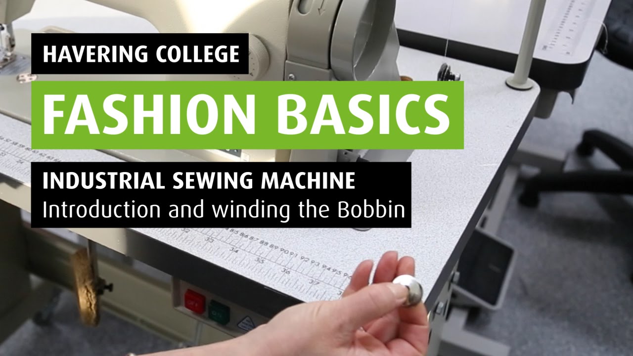 HOW TO: Wind a bobbin on an Industrial Sewing Machine