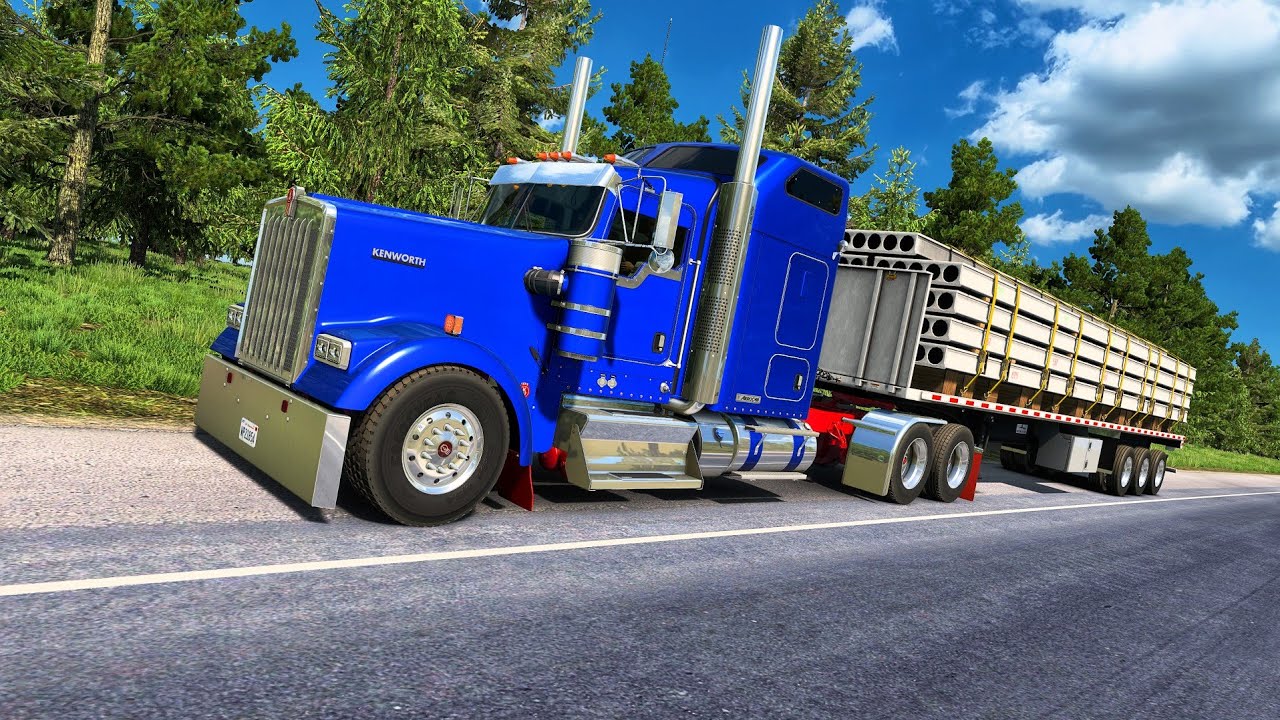 Custom Kenworth W900 - Cummins N14 - American Truck Simulator - ATS