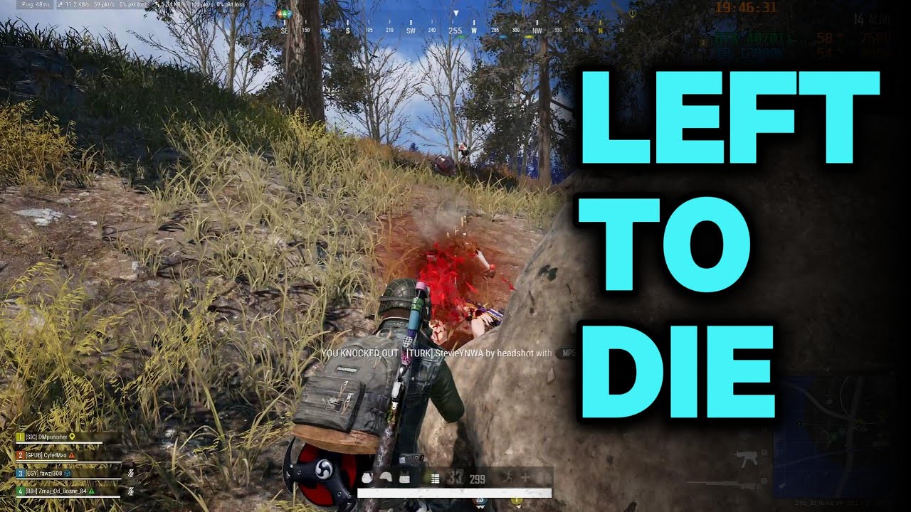 High ground headshot with MP5K