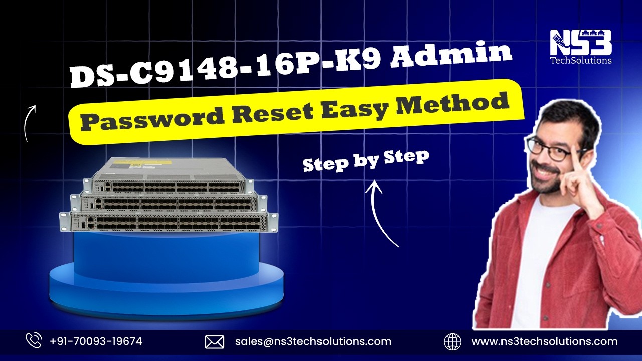 DS C9148  Admin Password Reset | Easy Method | Step-by-step