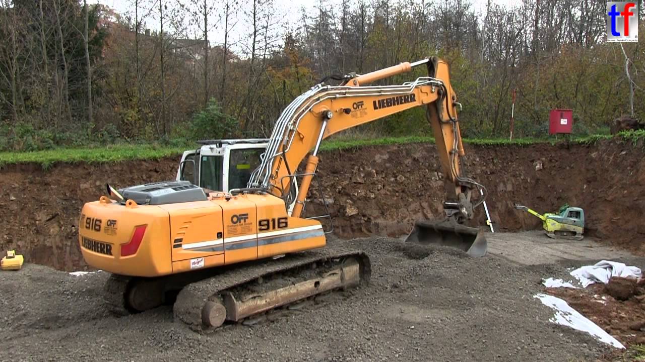 Liebherr R916 Raupenbagger / Excavator @ work, 2013 #2