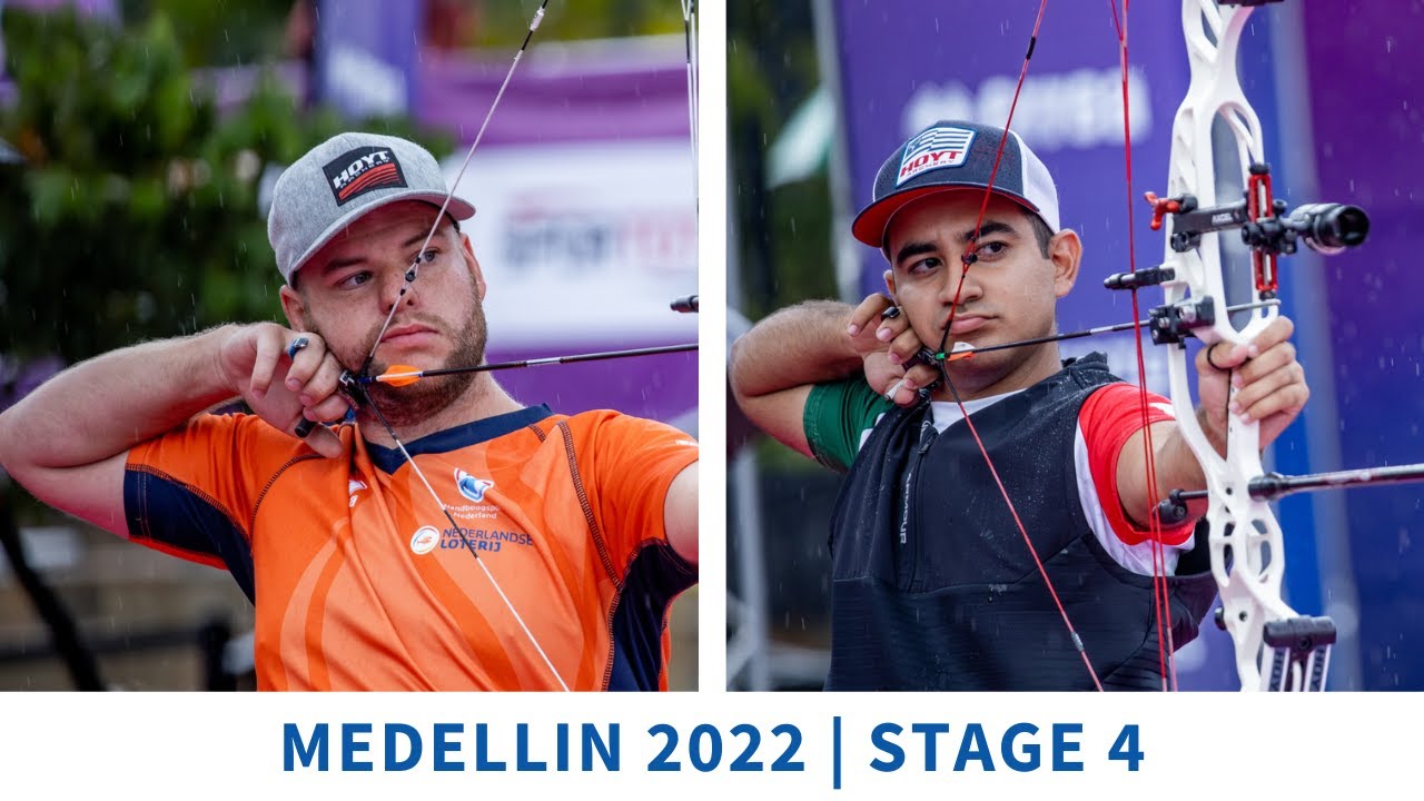 Mike Schloesser v Miguel Becerra – compound men Semifinal 1 | Medellin 2022 World Cup S4