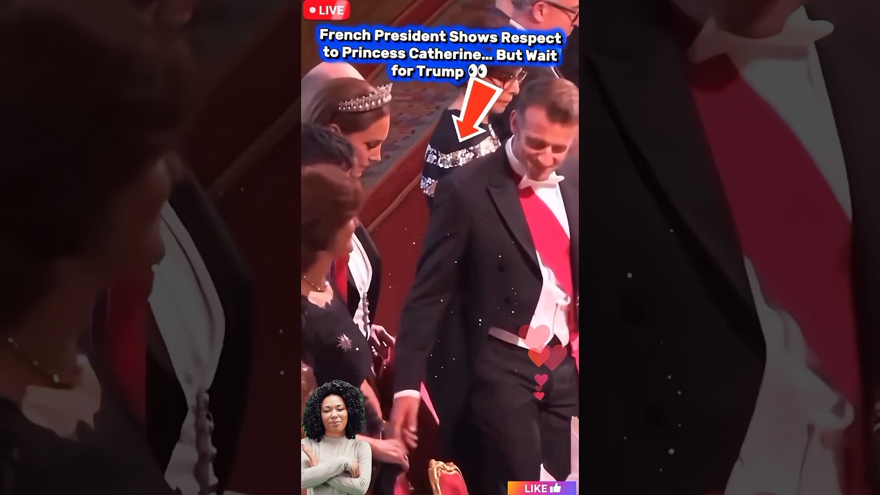 When World Leaders Can't Hids Their Respect for Princess Catherine #catherine #trump #royalfamily
