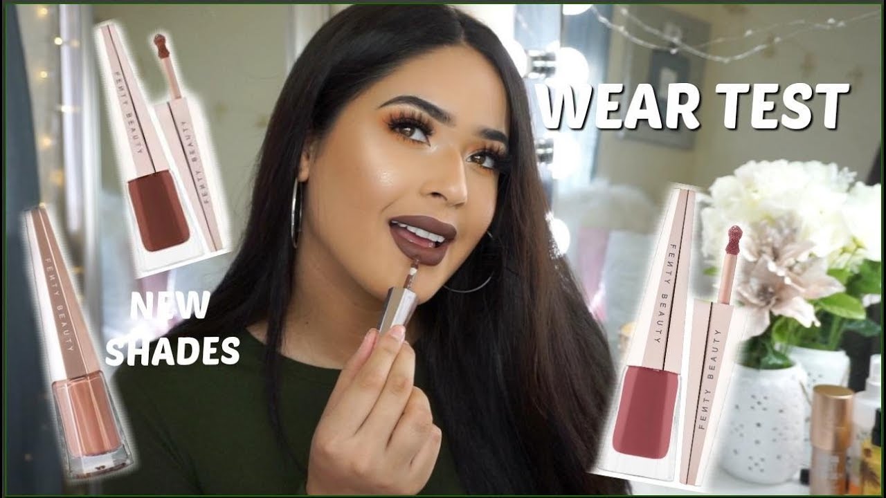 NEW FENTY BEAUTY STUNNA LIP PAINT in UNBUTTON, UNCUFFED, & UNVEIL | Swatches + Wear Test |Taisha