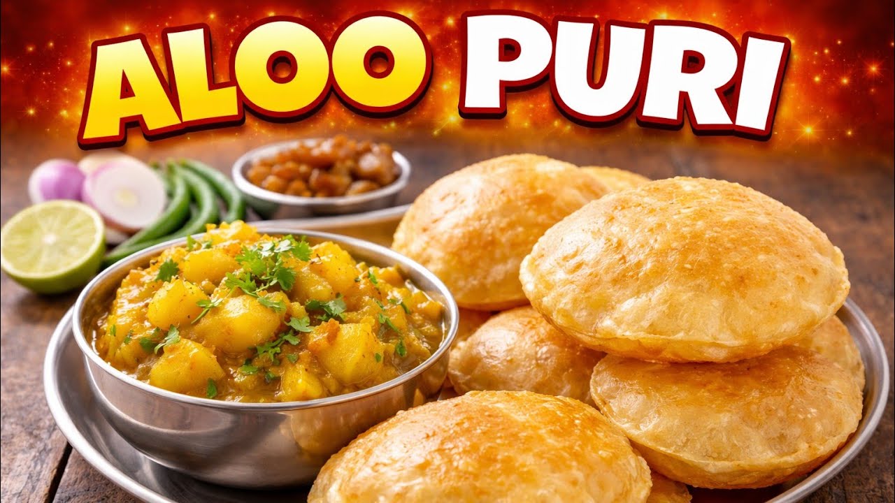 making aloo puri
