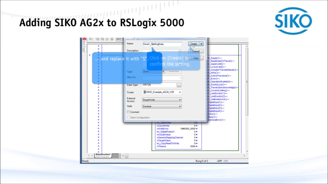 SIKO - Adding AG2x to RSLogix™ 5000