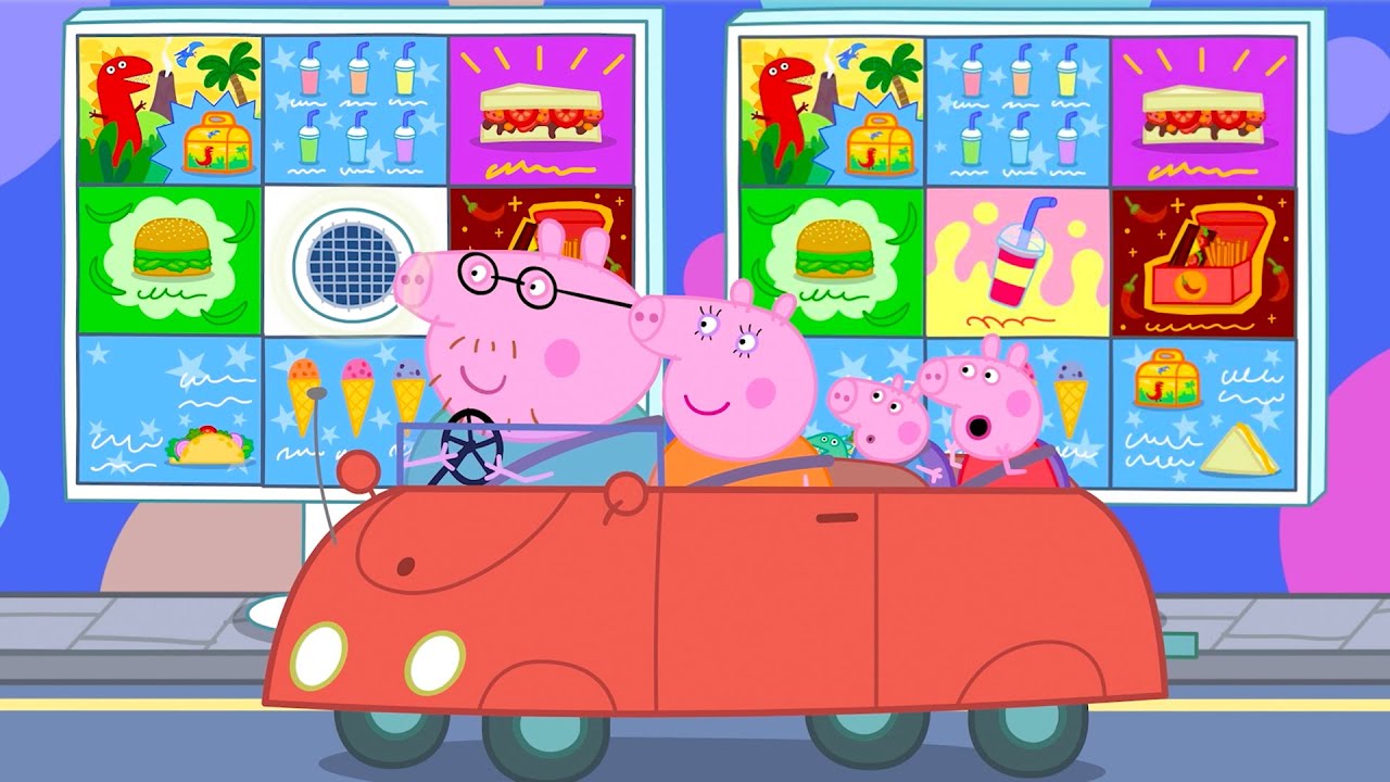 Peppa Pig&rsquo;s FIRST Drive-Thru Experience 😋🚗 | Tasty Food Day Out | Tales Full Episodes | 18 Minutes