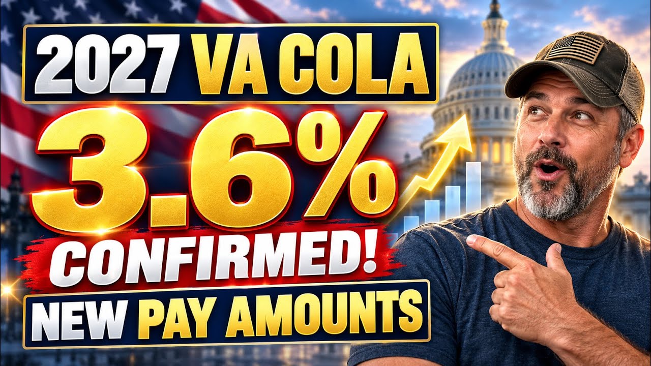 Повышение выплат по инвалидности от VA в 2027 году ПОДТВЕРЖДЕНО! COLA 3,6% и новые ежемесячные пл...