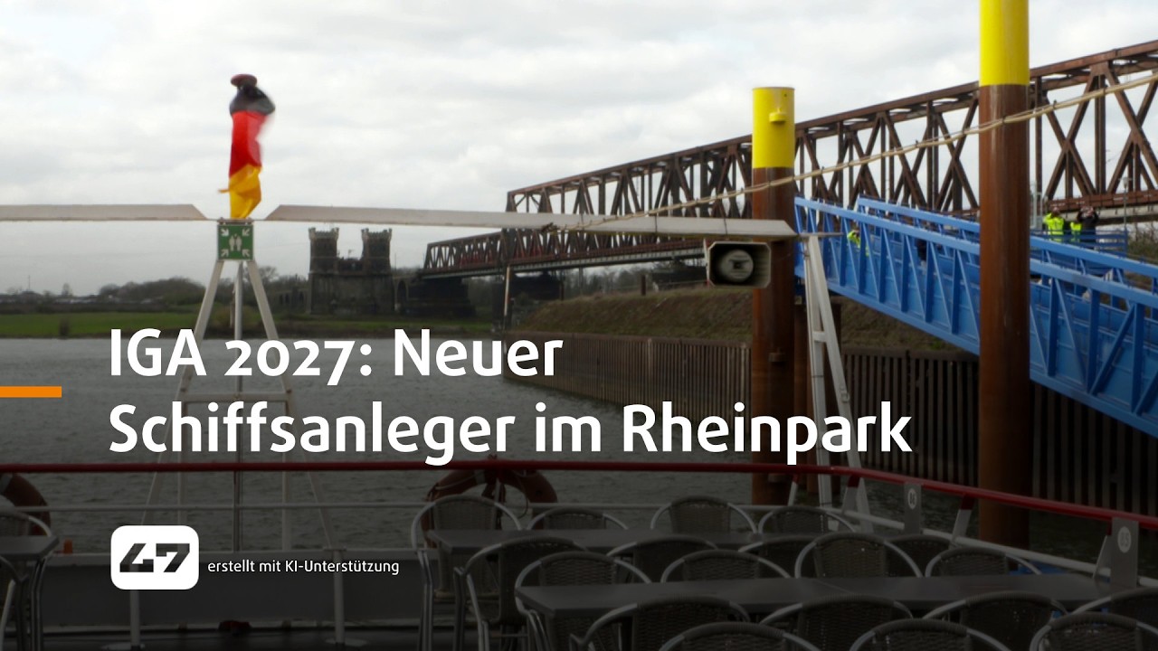 STUDIO 47 .live | IGA 2027: NEUER SCHIFFSANLEGER IM RHEINPARK