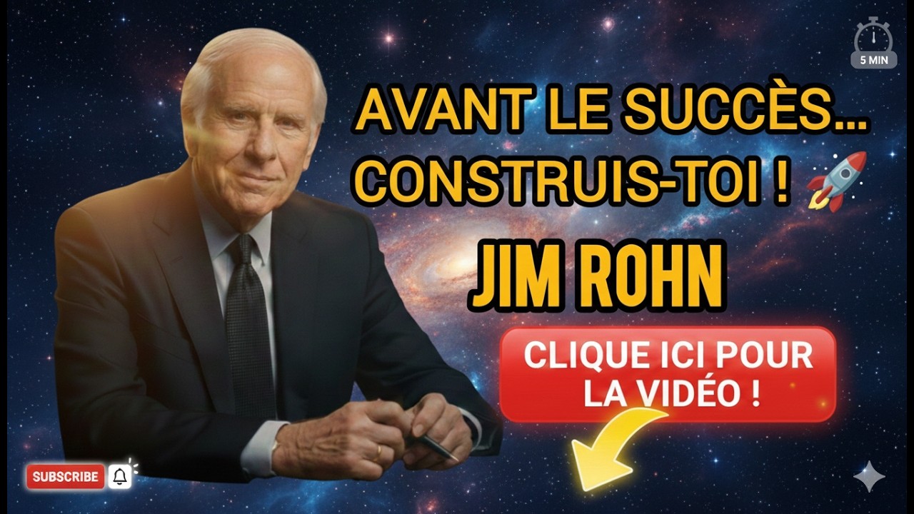 Ce que tu deviens compte plus que le succès | Jim Rohn Motivation