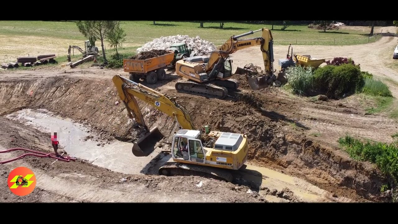 TERRASSEMENT TALUS | CHARGEMENT DE TERRE | PASSE A POISSON | TP