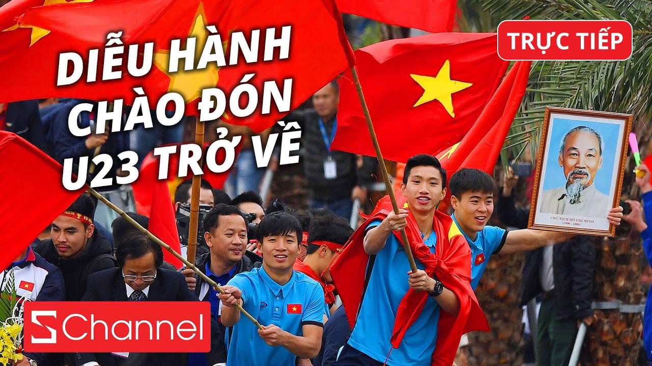 [TRỰC TIẾP] Diễu hành chào đón U23 🇻🇳  trở về trong vòng tay VIỆT NAM yêu thương!