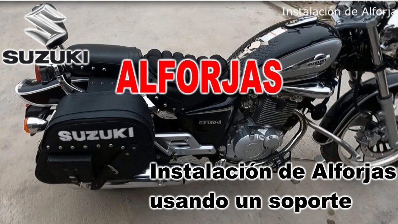 Instalación de Alforjas de cuero - GZ 150 #custom, #gz150