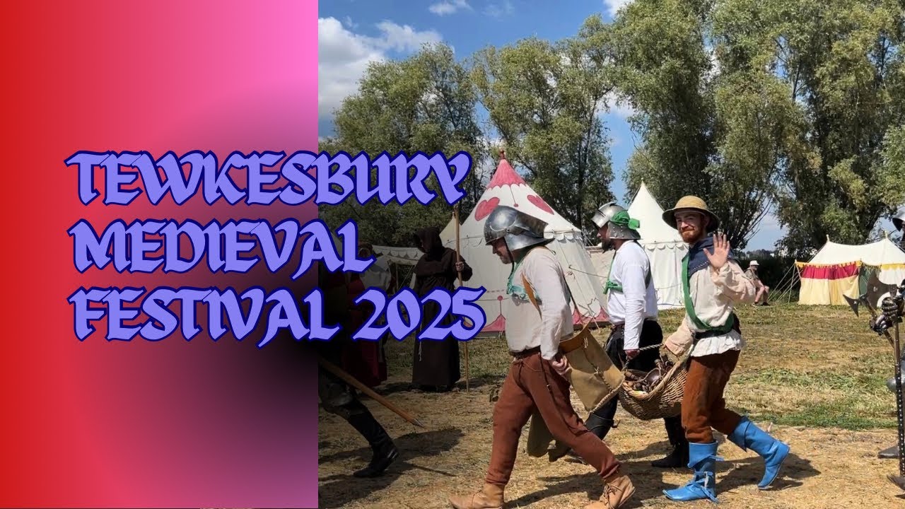 Tewksbury Medieval Festival || A swelteringly hot day! 2025 Vlog