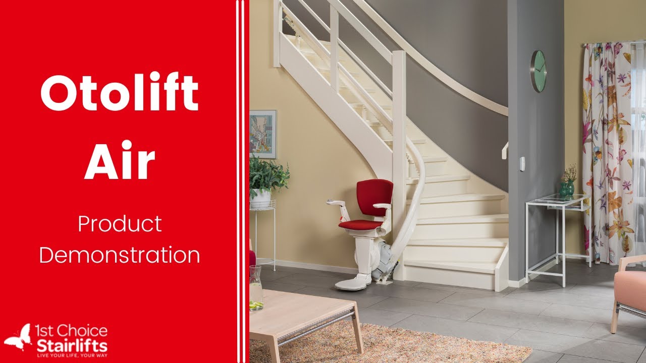 Otolift Air Curved Stairlift - How does a stairlift work?