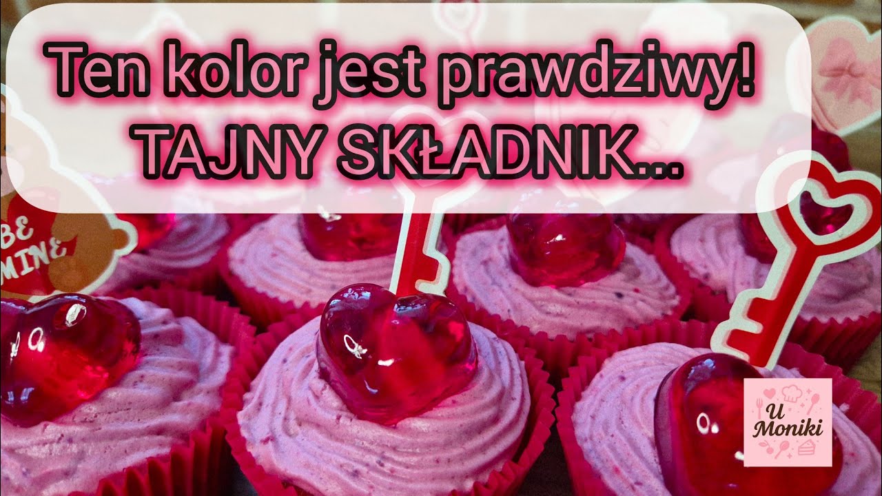 RÓŻOWE BABECZKI?! 😍 Tajny składnik, który robi TEN KOLOR #babeczki #różowydeser #szybkideser #dokawy