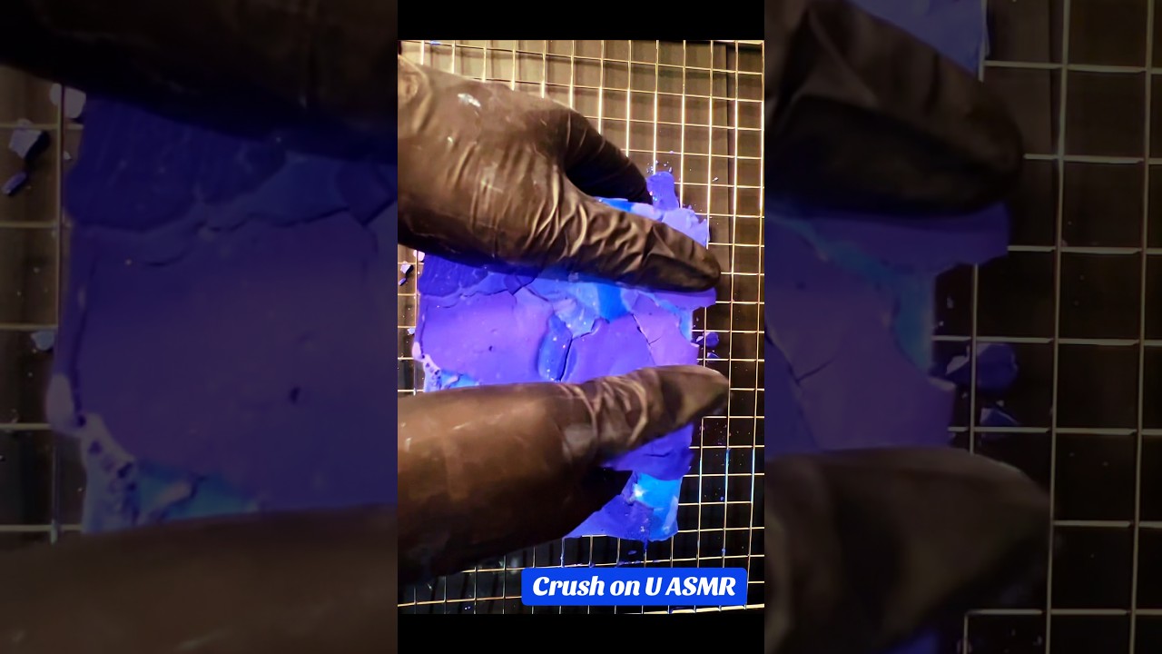 Blue Pasted Chalk Thins 💙 Full video coming soon! ASMR chalk crush 💙💙💙