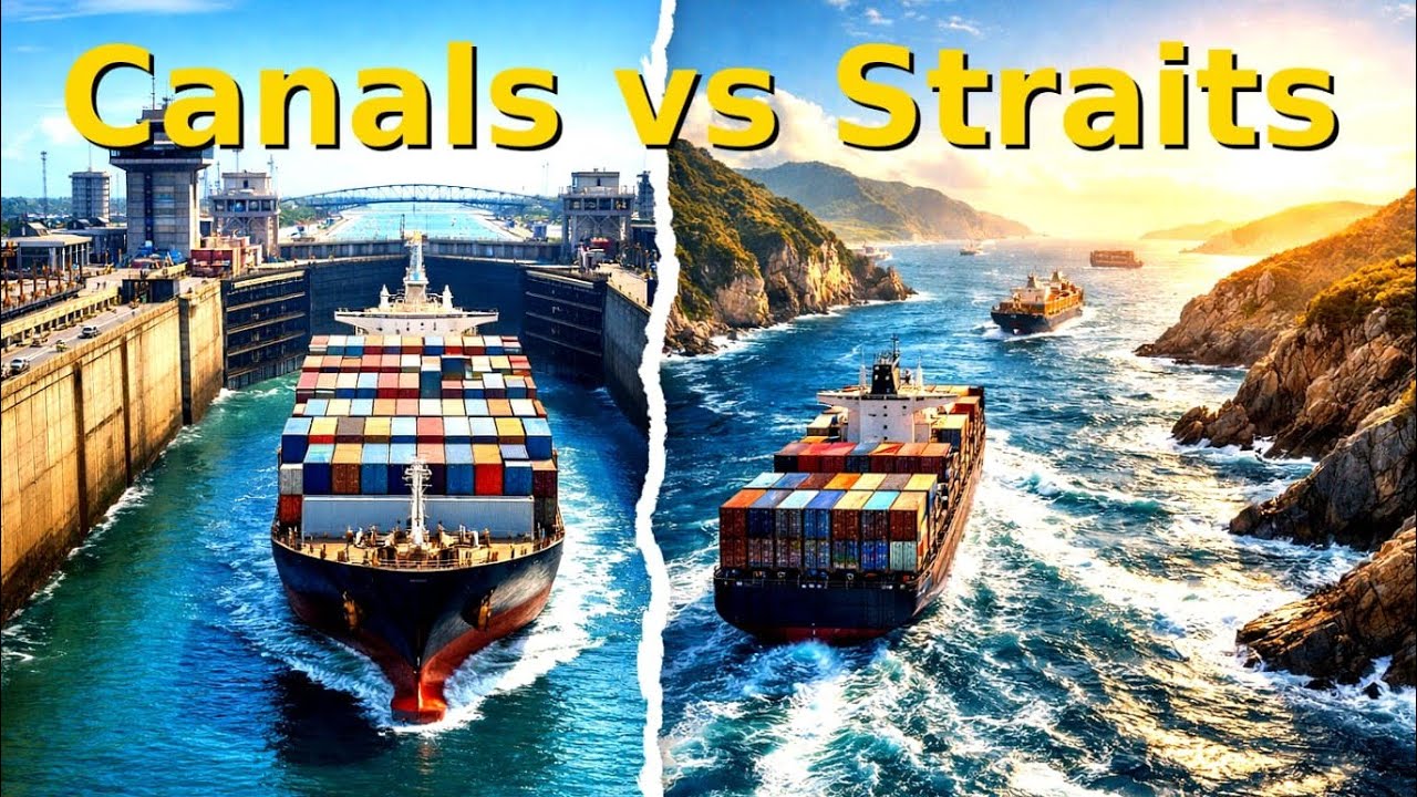 Panama & Suez Canal vs Hormuz & Malacca Strait | Trade Routes Explained
