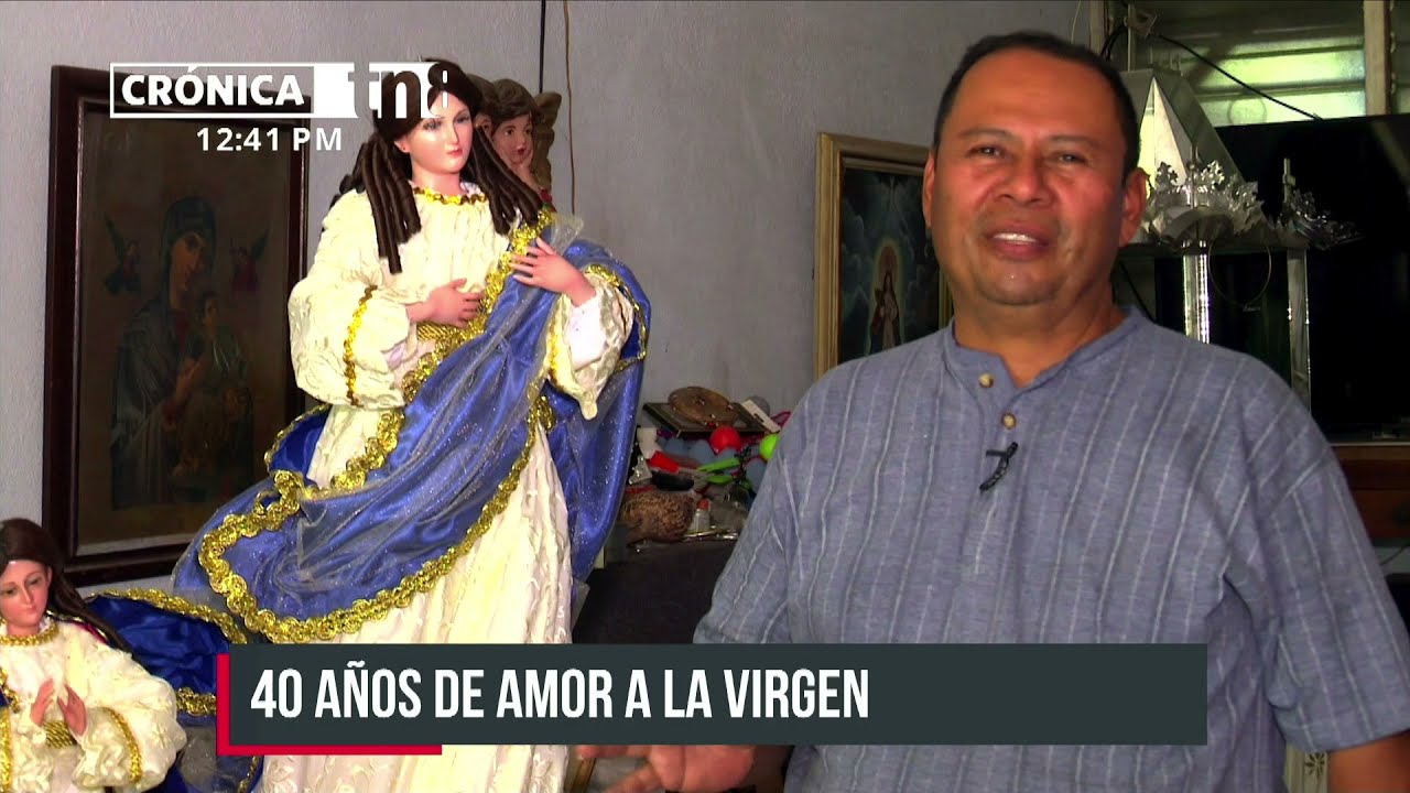 Arte Crisan: 40 años de celebrar a la Virgen con hermosas imágenes en Nicaragua