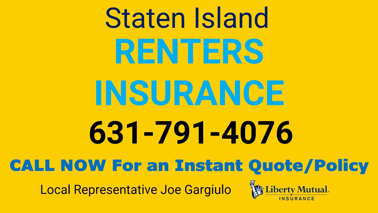 Staten Island Renters Insurance 631-791-4076