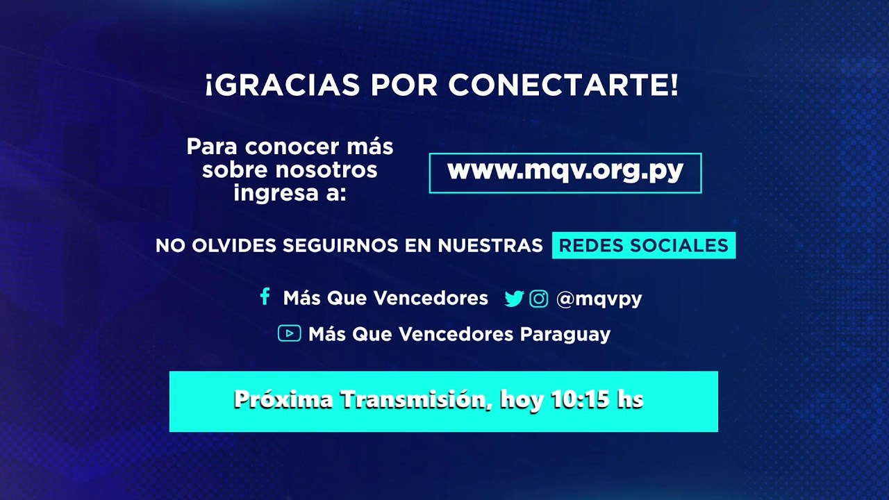MQV en Vivo -Servicio Central | 21-12-25 | 08:00 hs