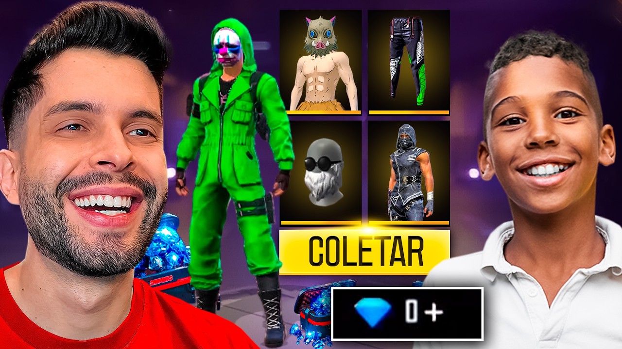 COMPREI 15.000 DIAMANTES E REALIZEI O SONHO DELE NO FREE FIRE!!