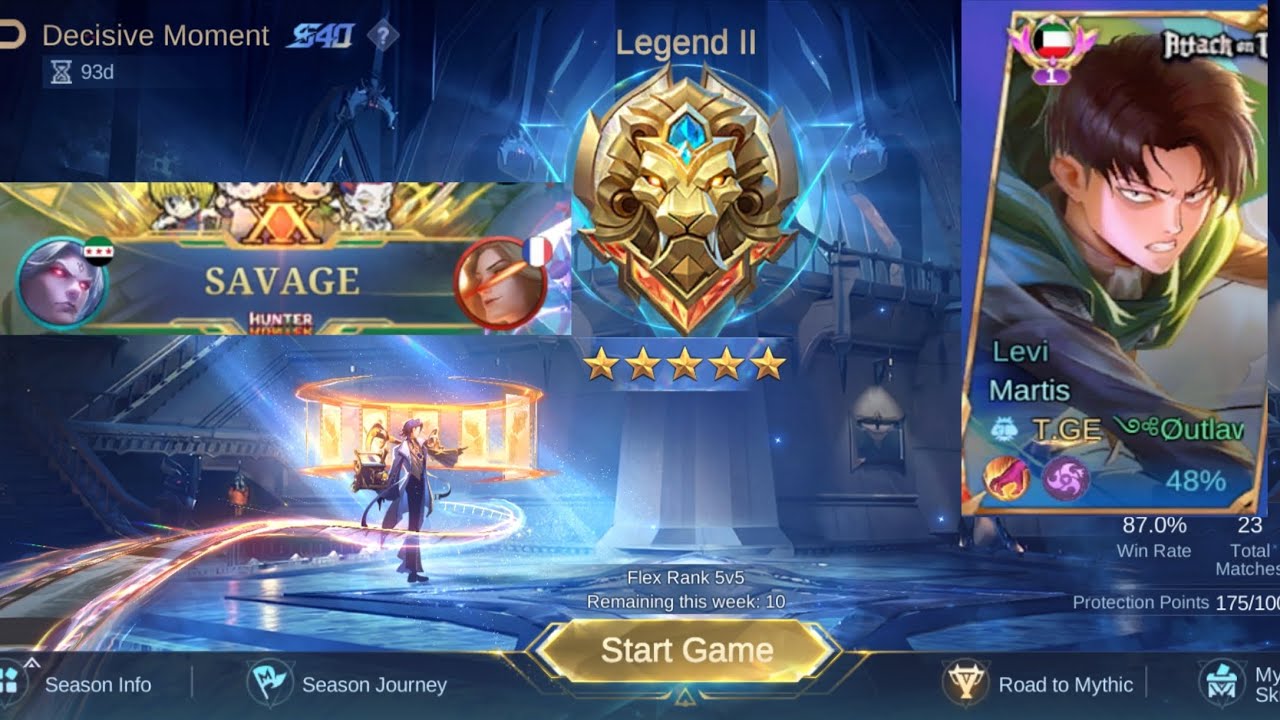 GAMEPLAY PRO MARTIS (THE NEW SEASON S40) MOBILE LEGENDS 