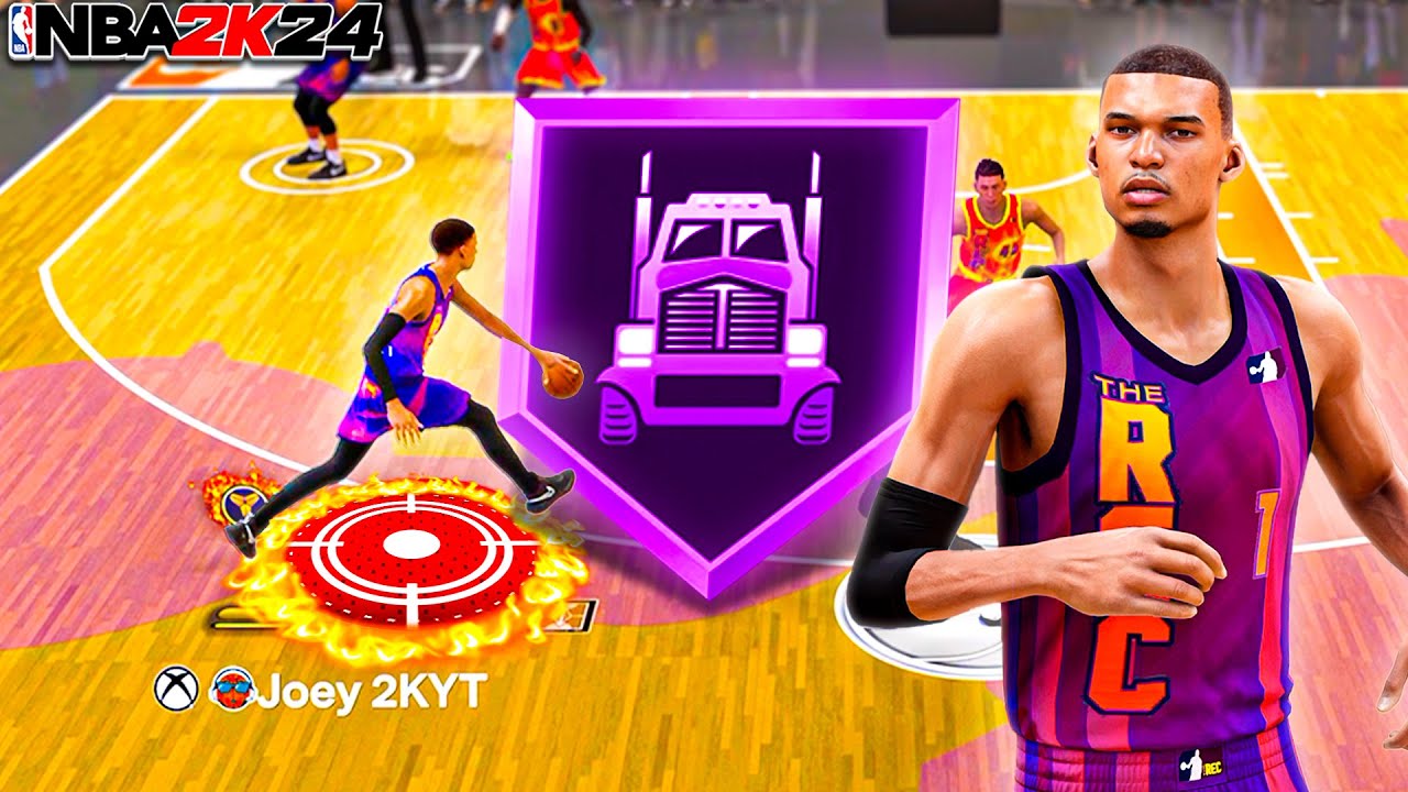 Victor Wembanyama is a PROBLEM in Random REC on NBA 2K24