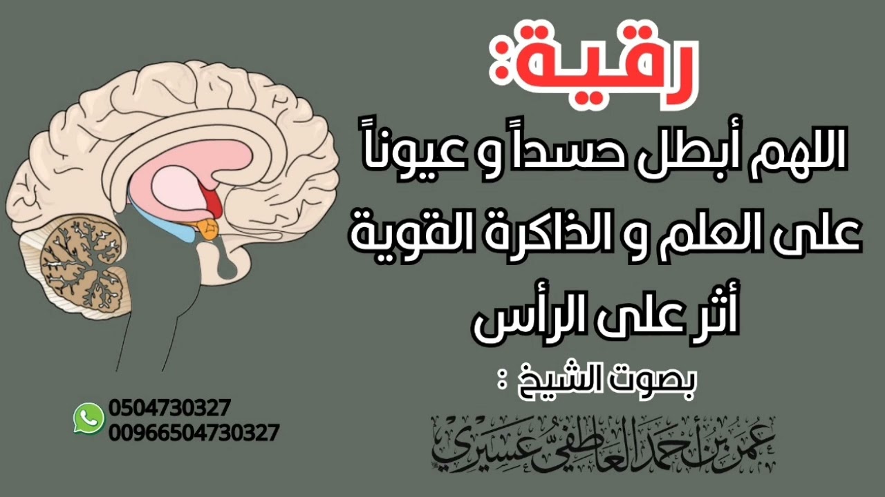 📿 رقية شرعية : لإبطال الحسد والعين المؤثرة على الذكاء والذاكرة والعلم – بصوت الشيخ عمر العاطفي