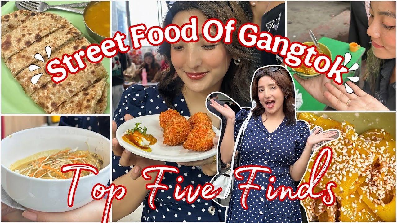 Street Food of Gangtok😍 *Under Rs100*😱Top Five Finds✌️Must try🫶Explore Foods in Gangtok,Sikkim❤️