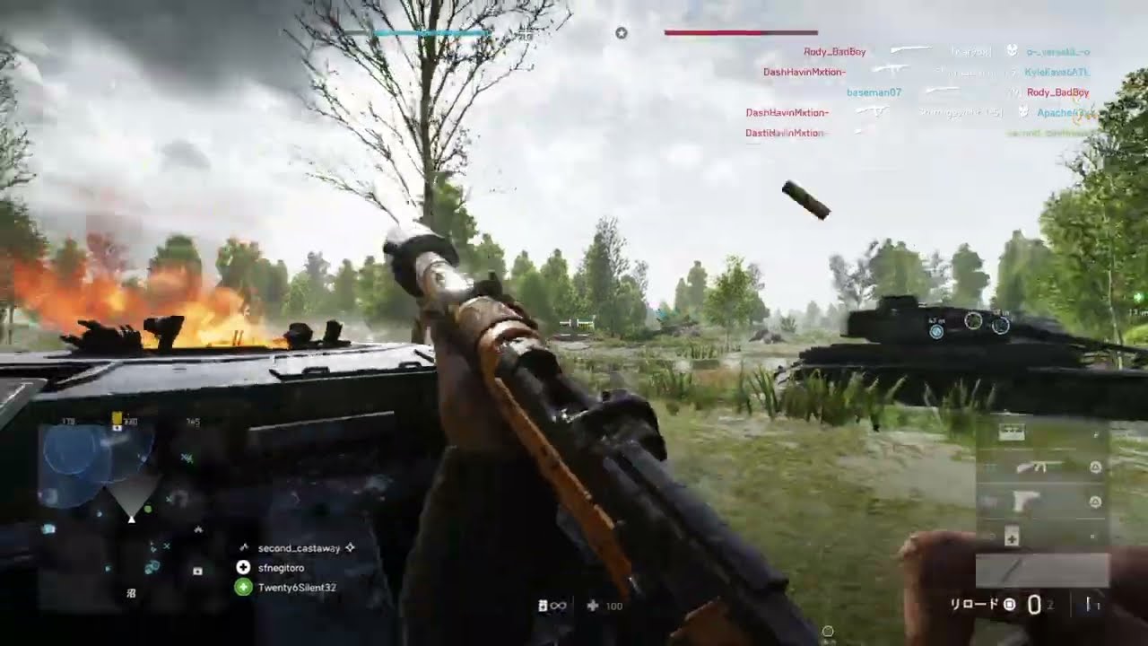 [BattlefieldV] 沼地でチームデスマッチ！