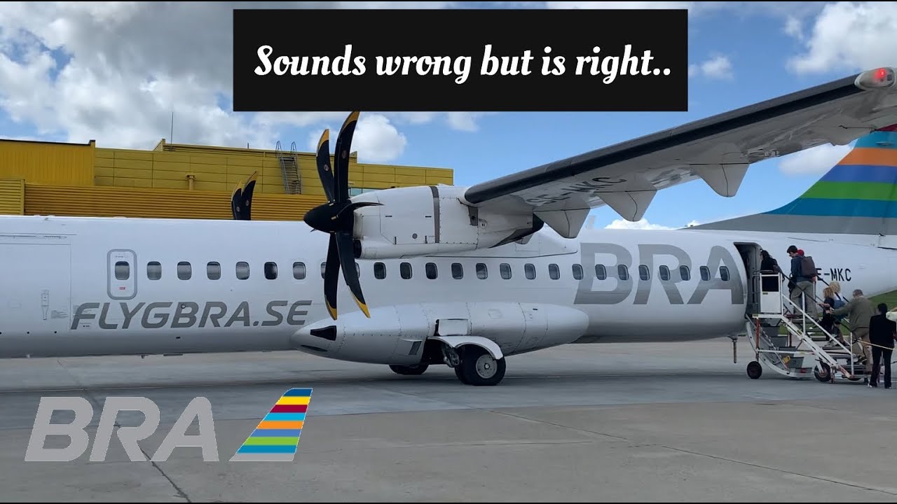 TRIPREPORT l Braathens Regional Airlines (ECONOMY) l ATR 72-600 l Malmö - Stockholm Bromma