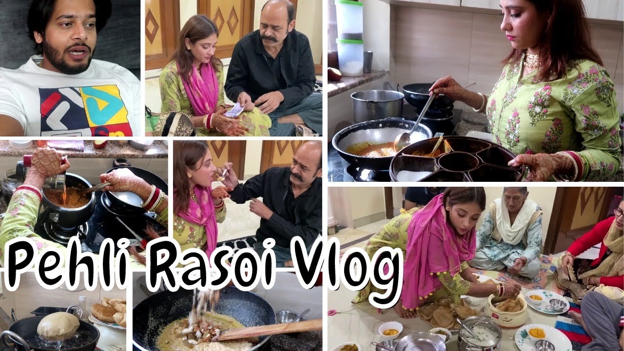Vlog : sasural me pheli Rasoi || khane me kya banaya???