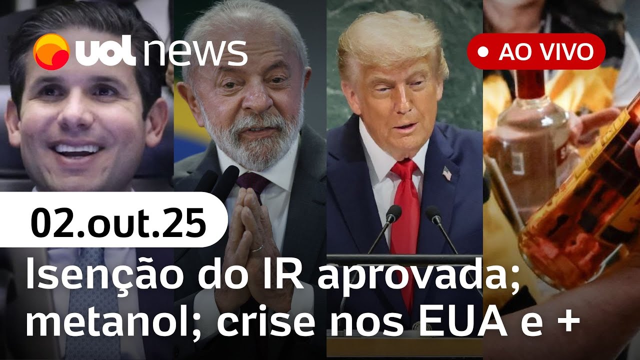 Imposto de Renda: Lula e Haddad reagem; 18 deputados não votaram isenção; caso do metanol e+ ao vivo