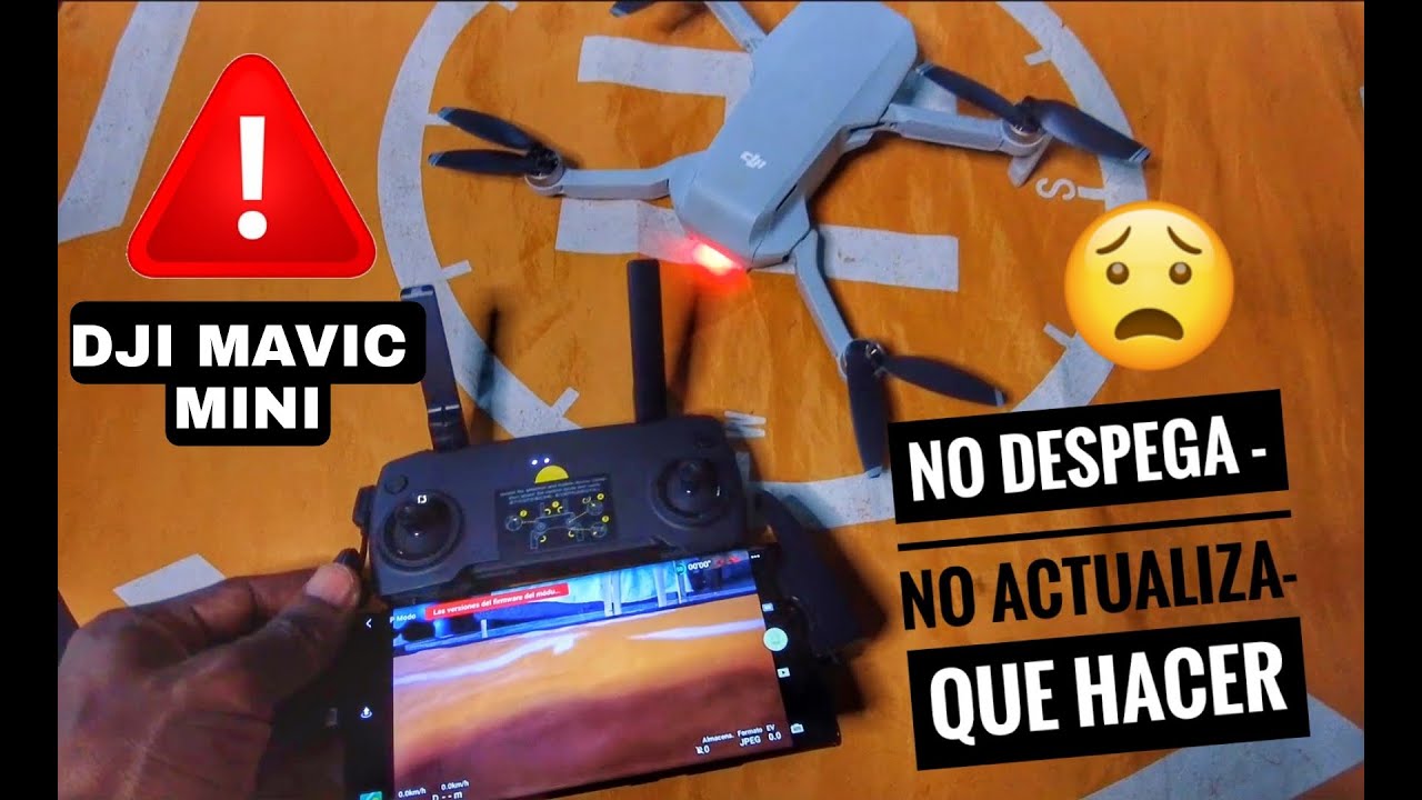 DJI MAVIC MINI NO DESPEGA - PROBLEMA - MÓDULOS INCOMPATIBLES- QUE HACER SI TE PASA en ESPAÑOL