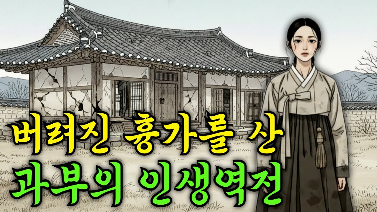 버려진 흉가를 산 과부의 인생역전 |야담|옛날이야기|사연