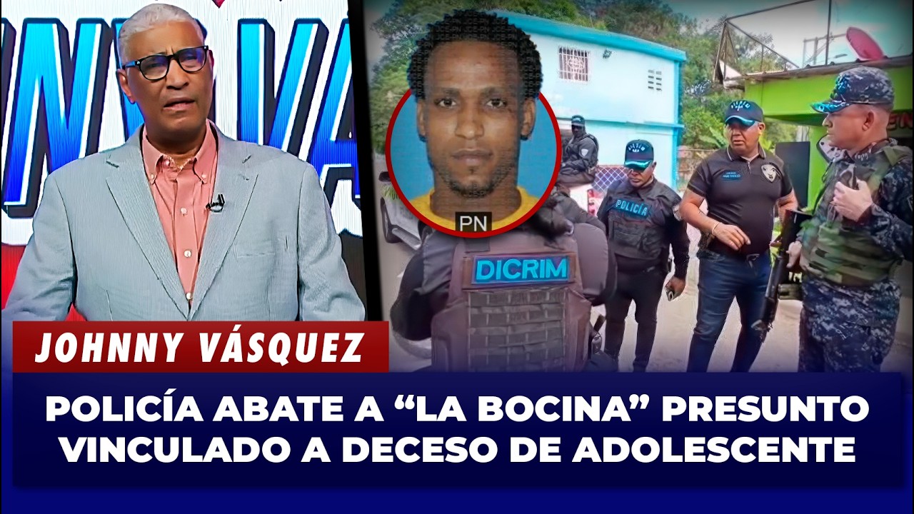 Johnny Vásquez informa sobre muerte de Luis Manuel Peralta 