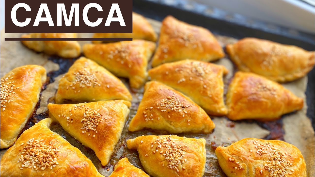Самса. Бұл самсаны жемепсің бұл дүниеге кемепсің.Слоеная самса.