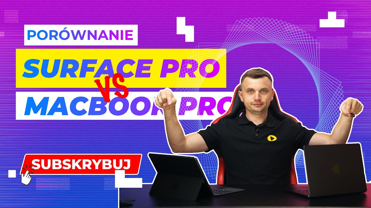 Microsoft Surface Pro Copilot+ PC vs MacBook Pro M3 | Por&oacute;wnanie