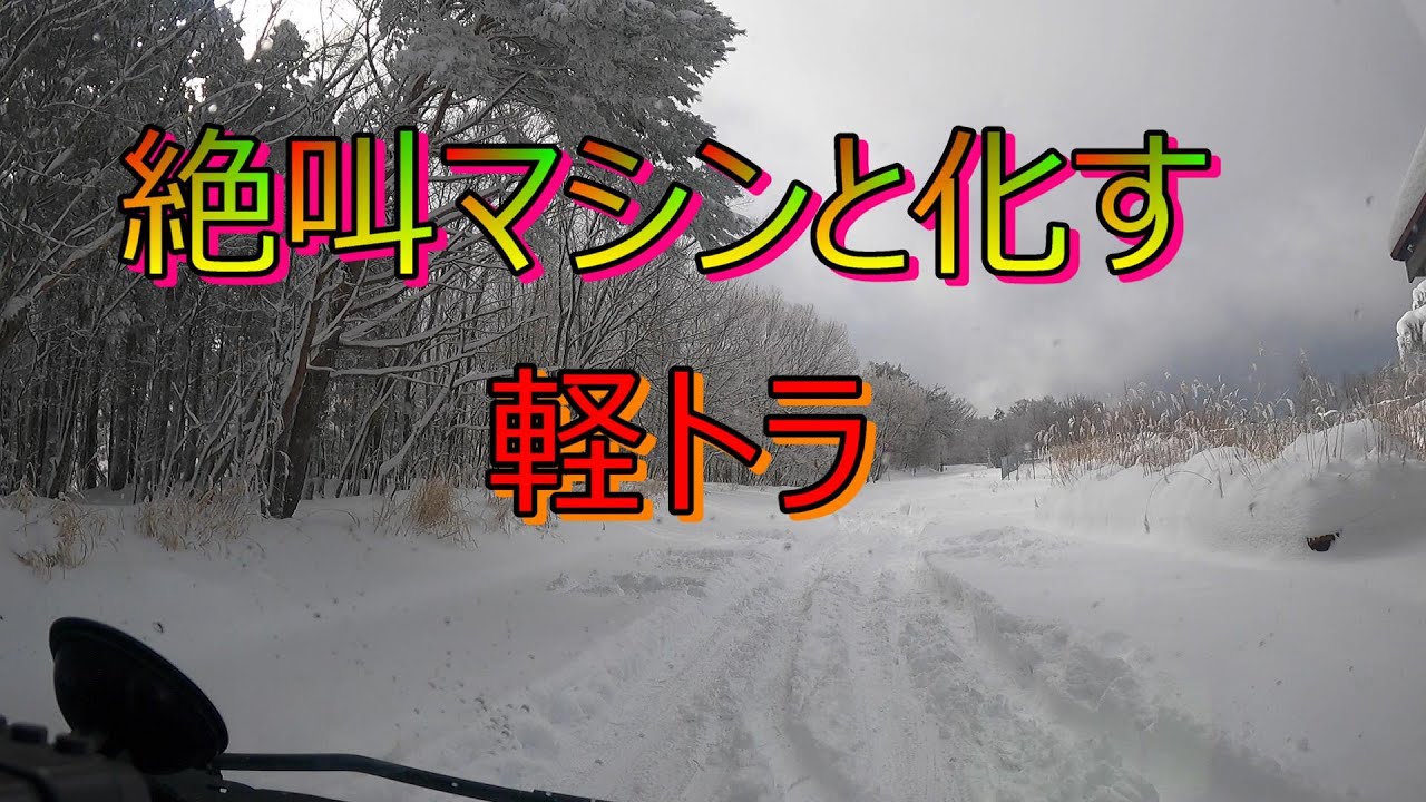 [スーパーキャリイ]最強寒波の龍神スカイライン
